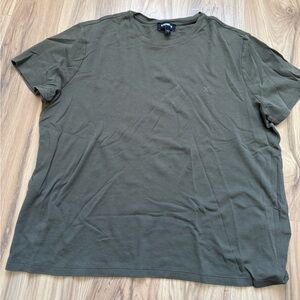 Express Dark Olive Men's Short Sleeve Tee